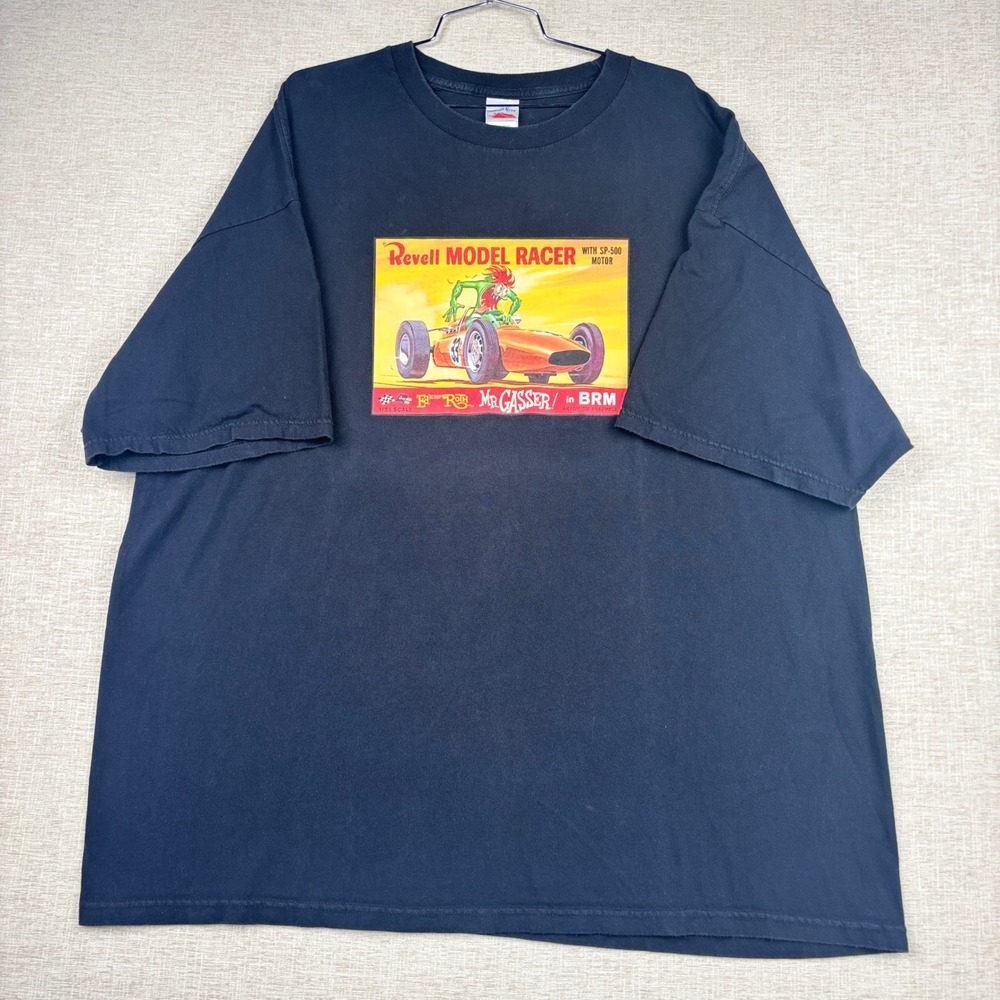 Tennessee River Ed Roth Mr Gasser Revell Model Racer Graphic T-Shirt Black 3XL